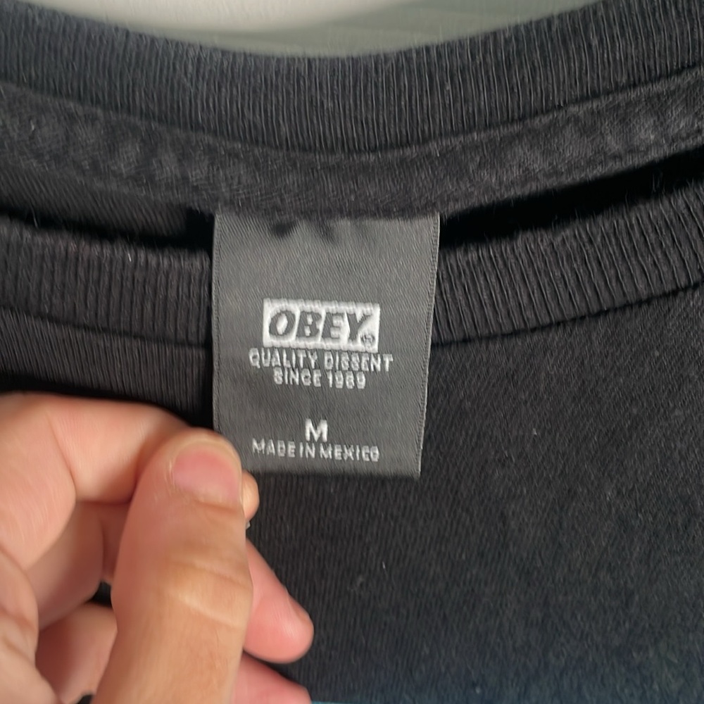 Obey rose print short sleeve t-shirt - Picture 2 of 3